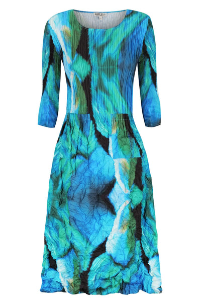 ALQUEMA - Smash pocket dress - Aqua bows! 10-12