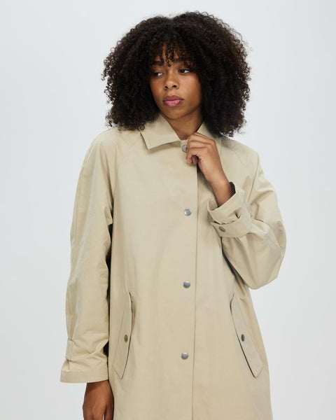 ASSEMBLY LABEL (LN) Frances waxed cotton car coat! 8-12