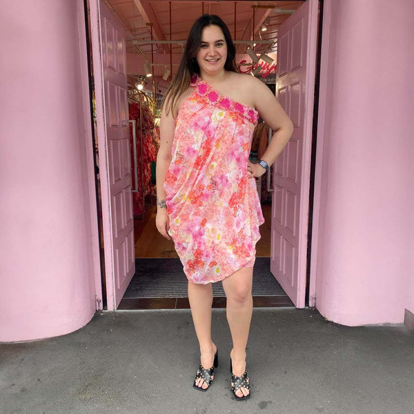 AUGUSTINE (BN) "Oceans" Apart pink floral dress! 16