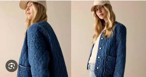 MAX (LN) Quilted denim jacket! 14