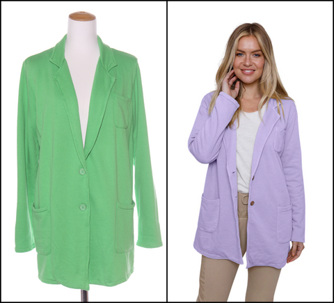 SUZY D (LN) ITA - Max long blazer - Neon green! 12