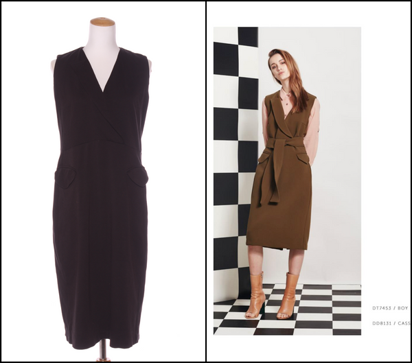 GREGORY (NZ) Cassia midi dress - Black! 14