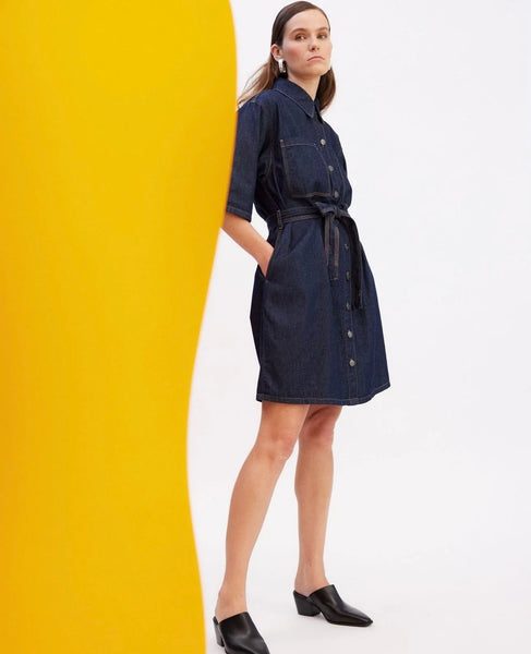 ELK - Denym pocket chambray shirt dress! 16