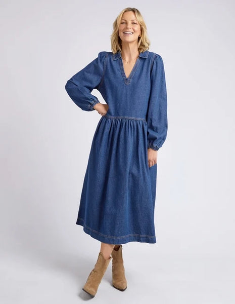 ELM - Josephine denim midi dress! 16