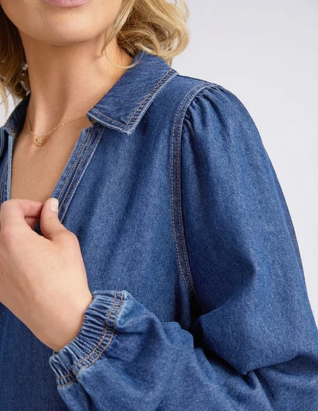 ELM - Josephine denim midi dress! 16