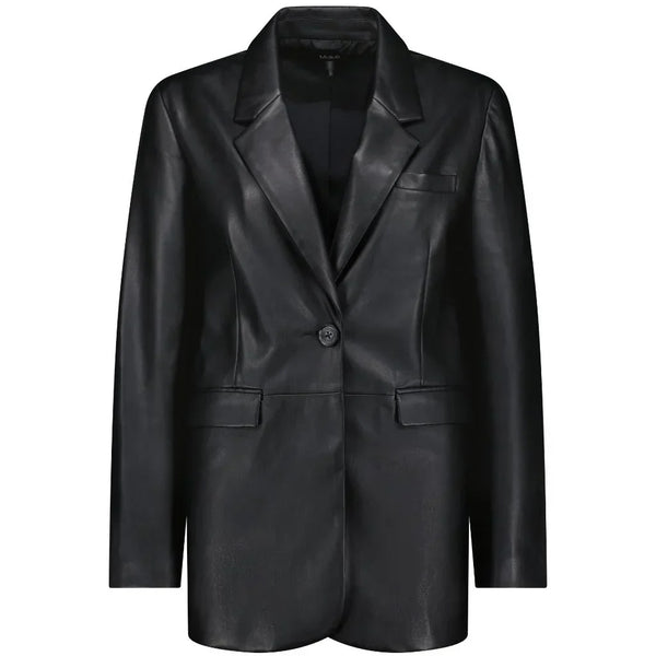 MOKÉ (LN) "Emmy" vegan leather blazer! 12