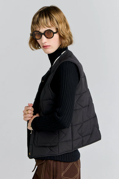 KAREN WALKER (LN) Quilted Drift vest! 14