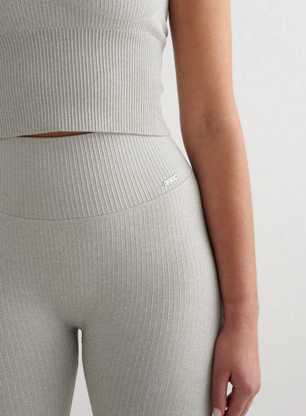 AIMN (BN) "Light grey melange ribbed seamless" tights! 10