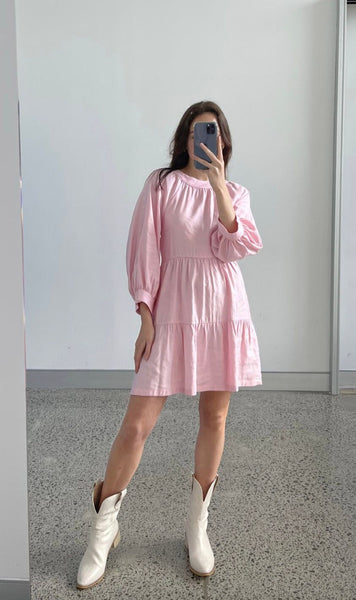 RUBY - Billie linen blend dress + pockets! 12