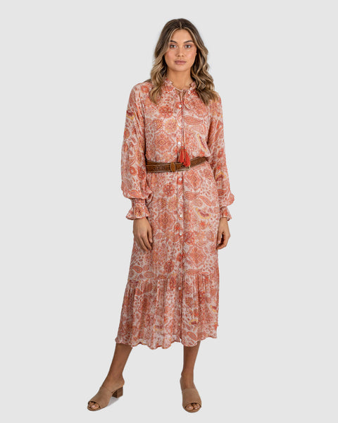 GYSETTE - Jai belted floral midi dress! 12