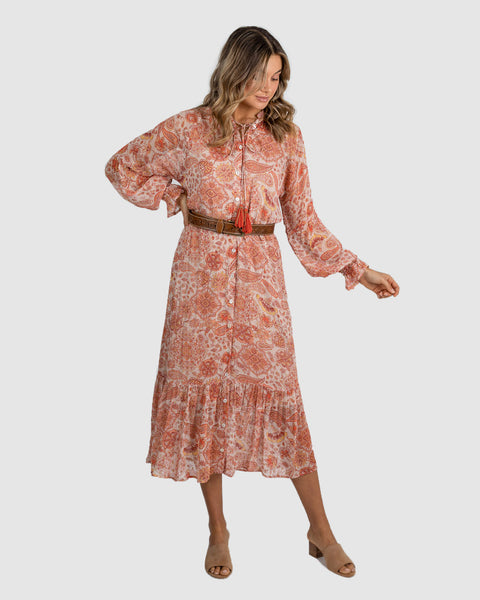 GYSETTE - Jai belted floral midi dress! 12