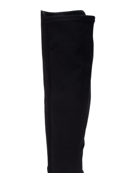 STUART WEITZMANN "Half half" Suede + stretch panel boots! 38.5