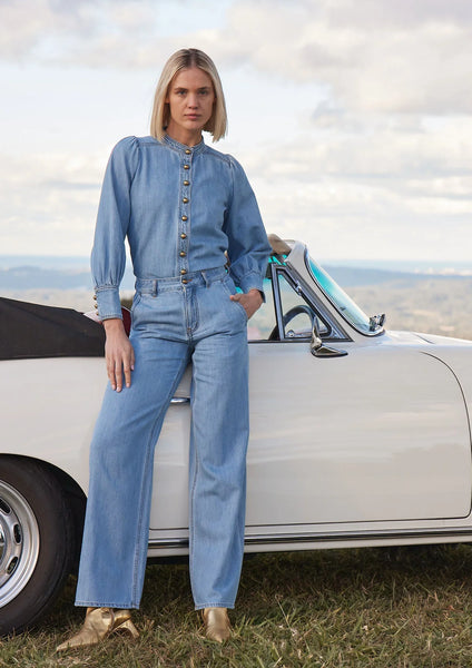ZOE KRATZMANN (LN) Hanker top - Denim! 10-12