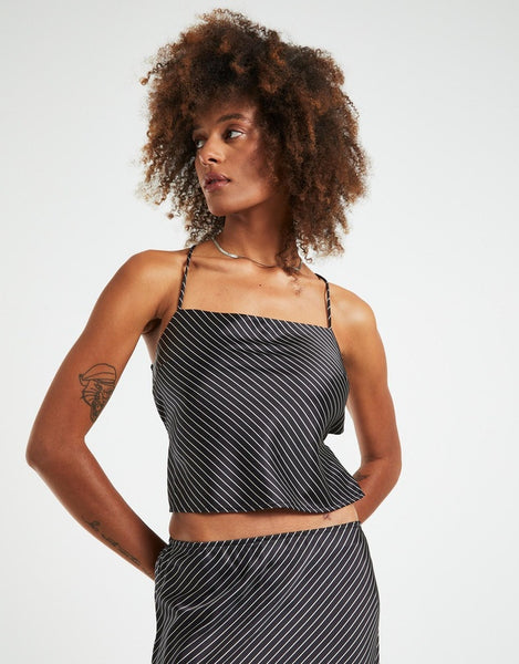 ALICE IN THE EVE - Gianna satin stripe silky cami! 12