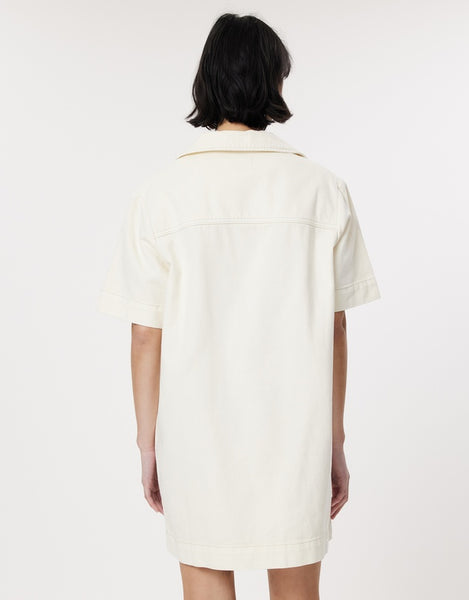 ASSEMBLY LABEL - Genevieve denim mini dress - Ecru! 12