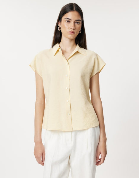 ASSEMBLY LABEL - Heather s/s silk shirt - Pannacotta! 14