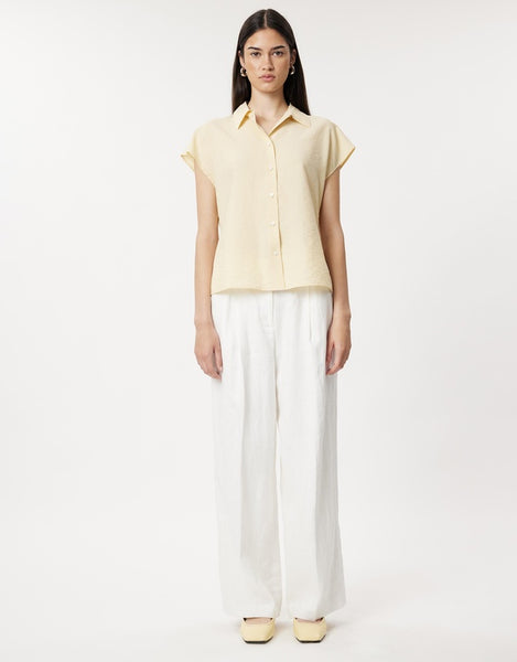 ASSEMBLY LABEL - Heather s/s silk shirt - Pannacotta! 14