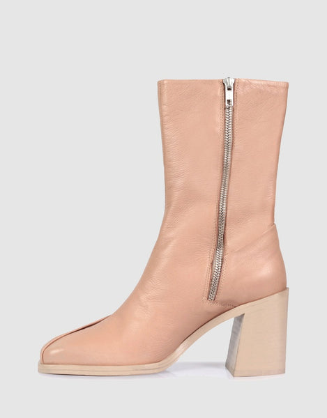 BEAU COOPS (LN) ITA - Leather ankle boots - Nude! 41
