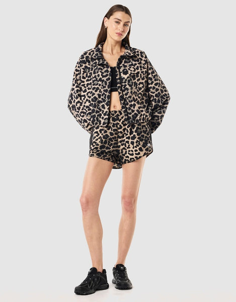 P.E NATION (LN) Shield Crop leopard jacket! 10-12