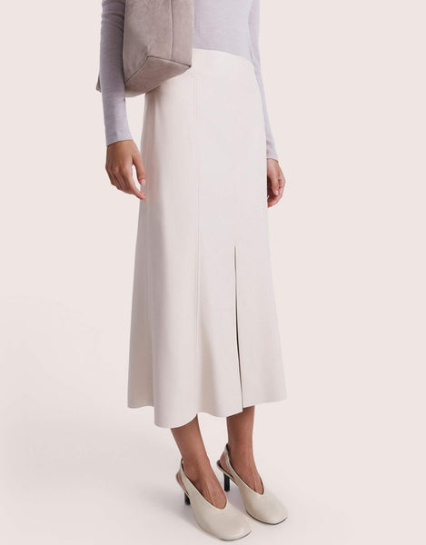 SABA (LN) Viv panel faux leather midi skirt! 8