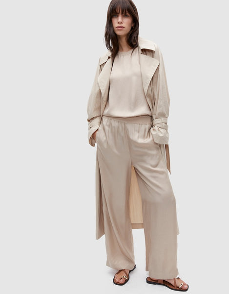 SEED - Satin textured pant - Cool sand! 16