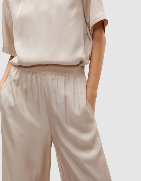 SEED - Satin textured pant - Cool sand! 16