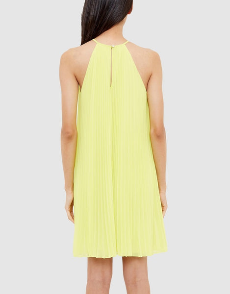 TED BAKER (BN) "Emelay" yellow pleat dress! 12