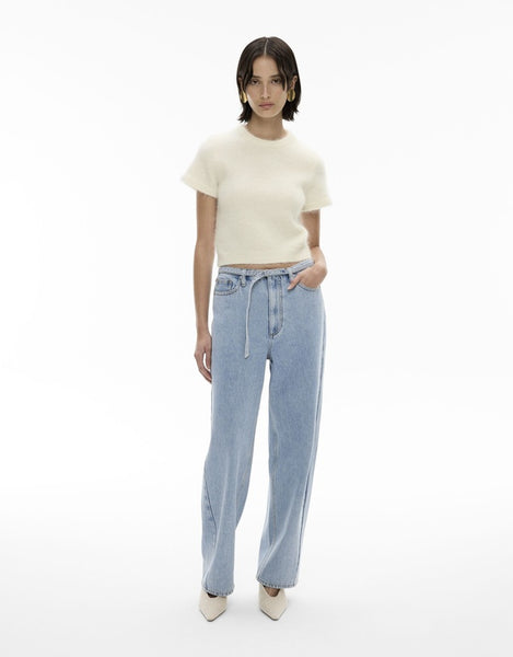 WITCHERY - Soft alpaca blend fluffy knit tee! 16