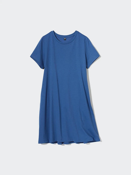 UNIQLO (BN) "AIRism" dress + pockets - Blue! 14