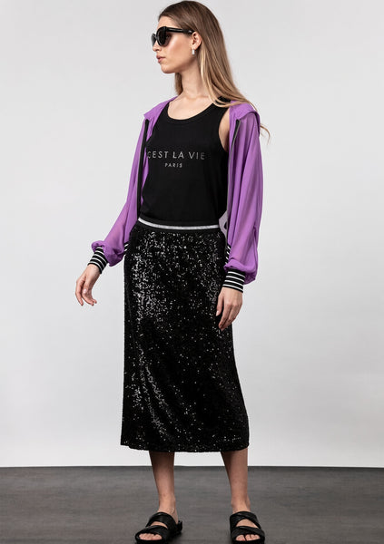 REPERTOIRE "Luna" sequin skirt! 14