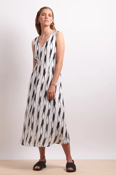 NERIS (LN) Soft focus ramie maxi dress! 14