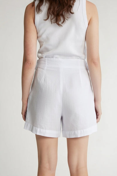 MAX - Belted tailored linen short! 10