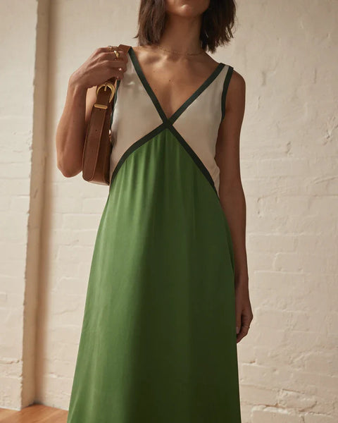 SANCIA "The Naomi" dress in bottle green! 14