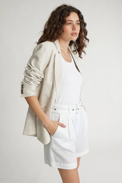 MAX - Belted tailored linen short! 10