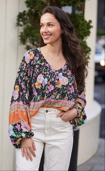 CHARLO "Cori" boho top! 14