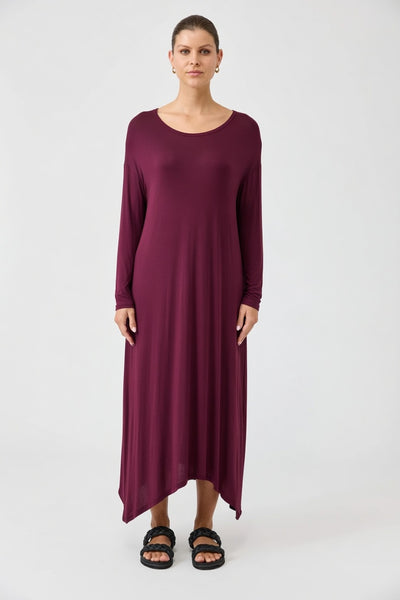 EB & IVE - Studio jersey maxi dress - Mulberry! 10-20