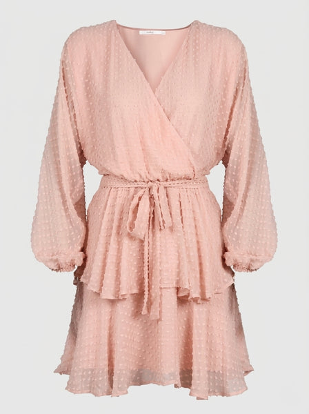 RUBY "Lina" tufted silk mini dress! 10-12