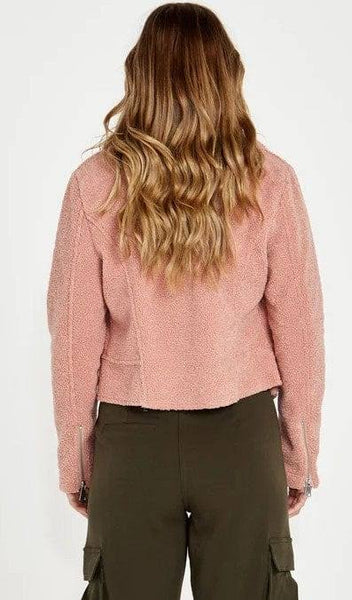 SASS (LN) Bea sherpa biker jacket! 8