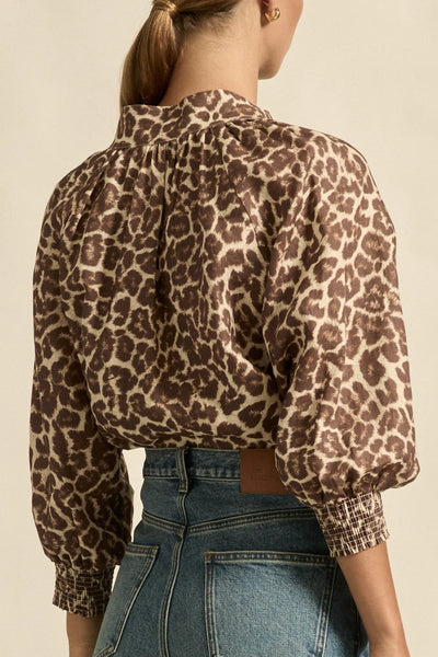 ZOE KRATZMANN - Inspire linen top - Ocelot! 14-16