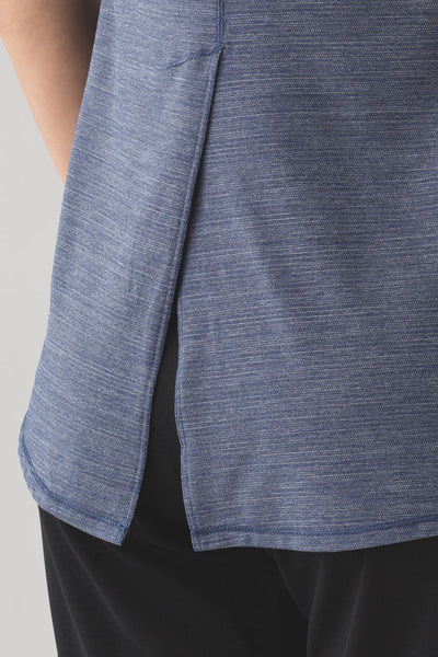 LULULEMON "Hot Like Agni" racerback tank - Navy marle! 10-12