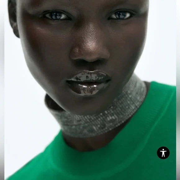 ZARA - Green knit pleated skirt dress! 14-16