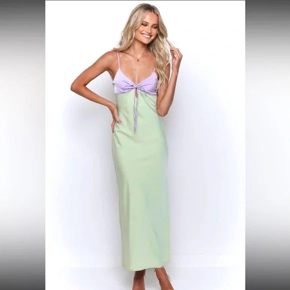 BEGGING BOUTIQUE (BN) ""Fern" green dress! 14