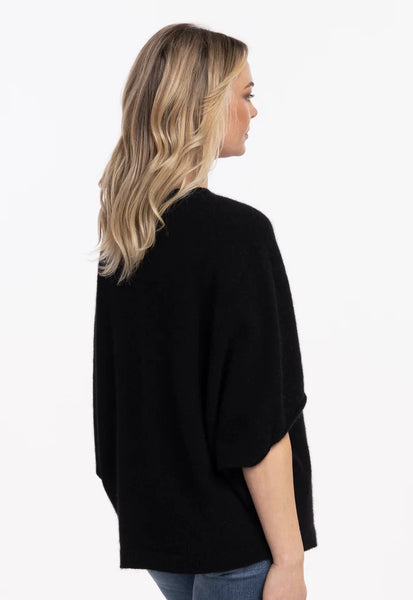 NATIVE WORLD (LN) NZ - Merino possum split sleeve poncho! 14-16