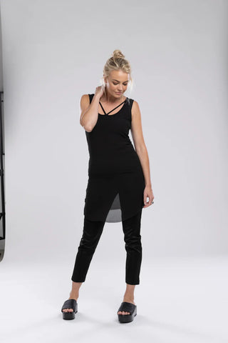 NES (BN) "Electra" slip - Black chiffon! 14