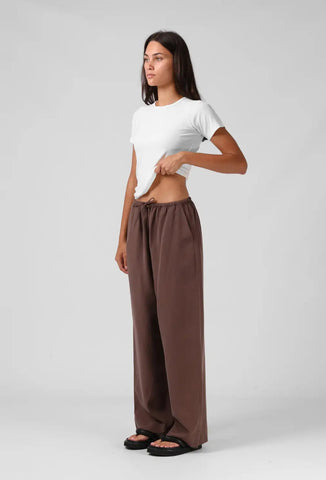 RPM - Wide leg tencel + linen Norma pant - Chocolate! 12