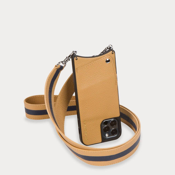 BANDOLIER (LN) iPhone 11 leather case with strap!