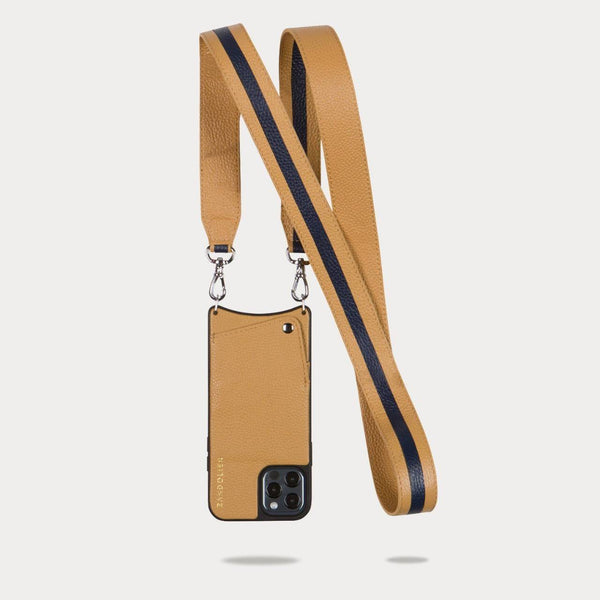 BANDOLIER (LN) iPhone 11 leather case with strap!