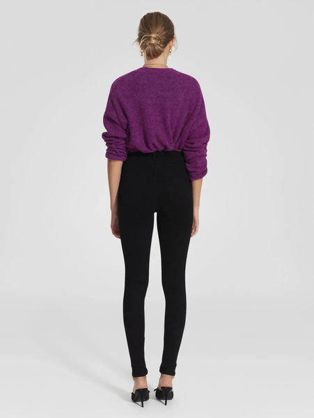 NOBODY (BN) "Siren" Power black skinny jean! 12