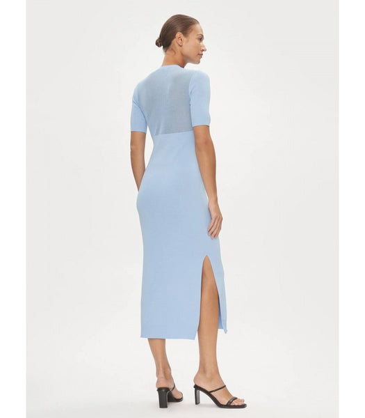 ARMANI EXCHANGE (BN) Mesh panel knit maxi dress! 10