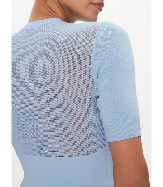 ARMANI EXCHANGE (BN) Mesh panel knit maxi dress! 10